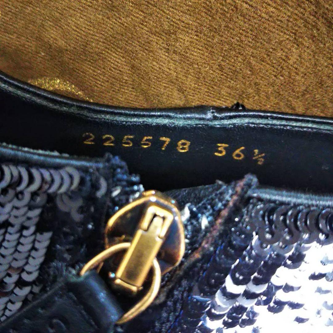 新品　★　GUCCI　スパンコール　ブーティ　ブラック