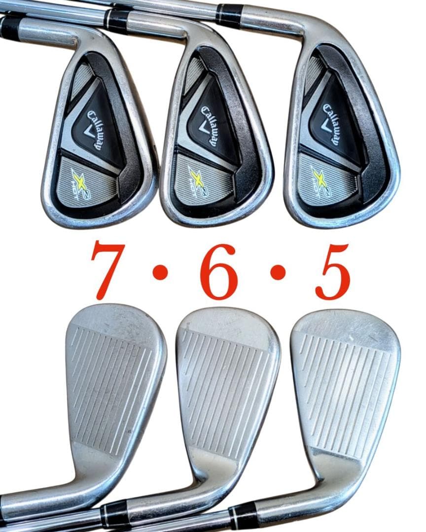 レフティ 左利き キャロウェイ☆Callaway X2 HOT 5番～9番 P