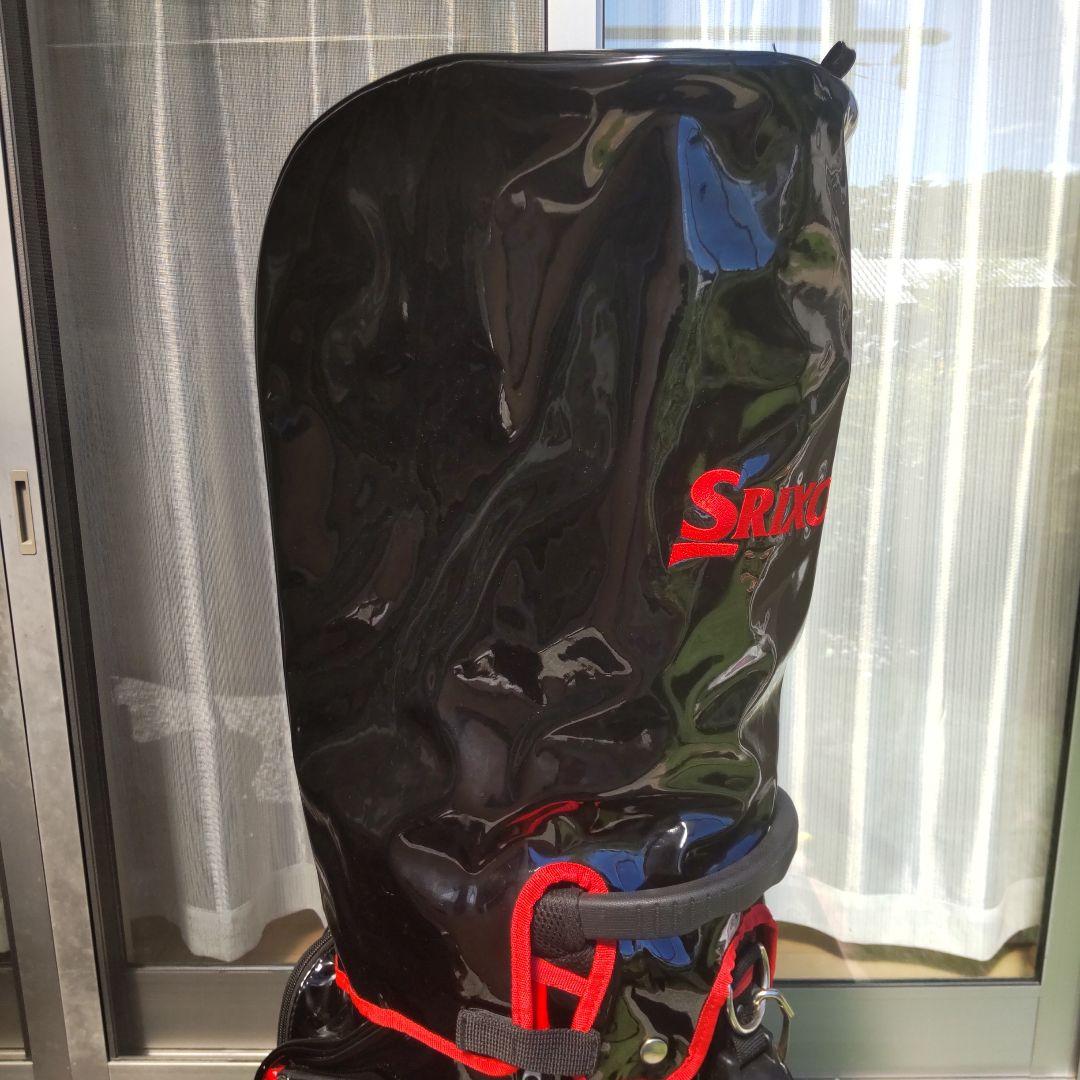 スリクソンキャディバッグ ブラック/レッド