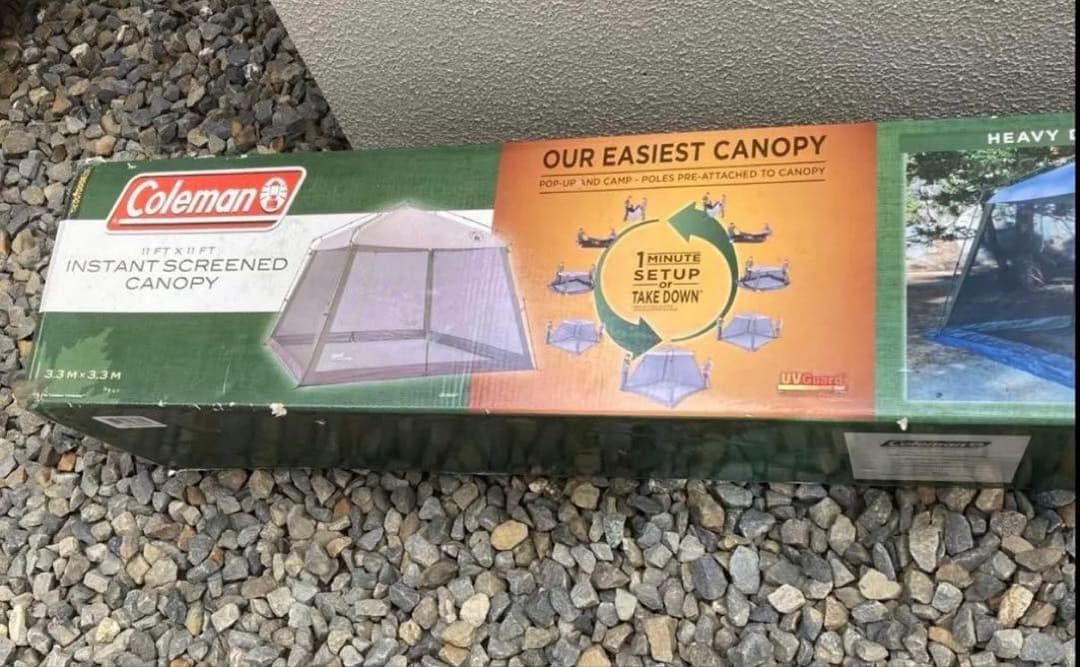 コールマン インスタントスクリーンキャノピー 335✖︎335✖︎229㎝ 廃盤品