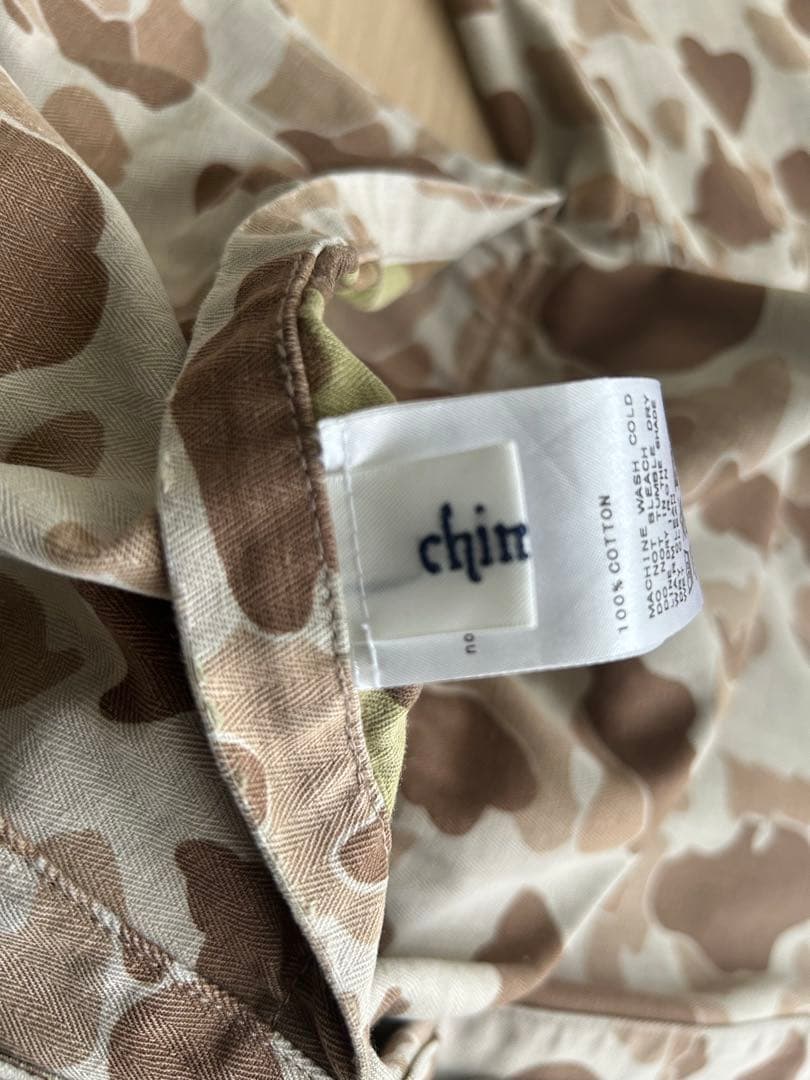 chimala チマラ　迷彩リバーシブルジャケット⭐︎サンプル品☆