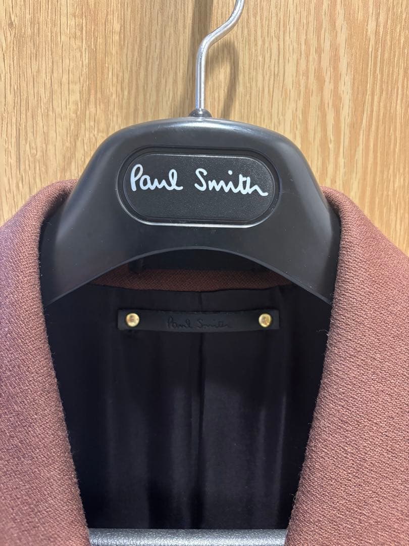 Paul Smith メルトンダブルブレスト チェスターコート ブラウン