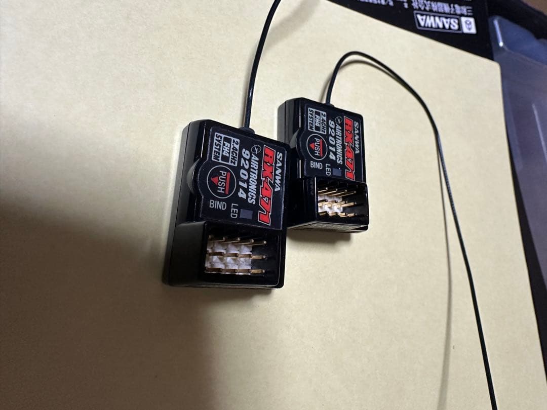 １日のみ使用　美品　サンワ　M12 RX-471×2個　Wレシーバーセット