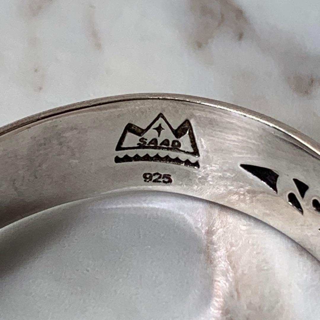 30.7g SAAD バングルブレスレット シルバー925 太陽神 刻印