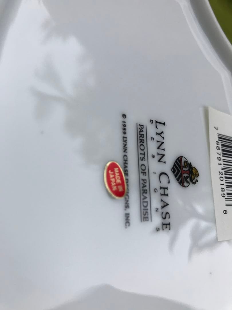 未使用リンチェイス　パロッツオブパラダイス　プレートセット　鳥　オウム　スープ皿