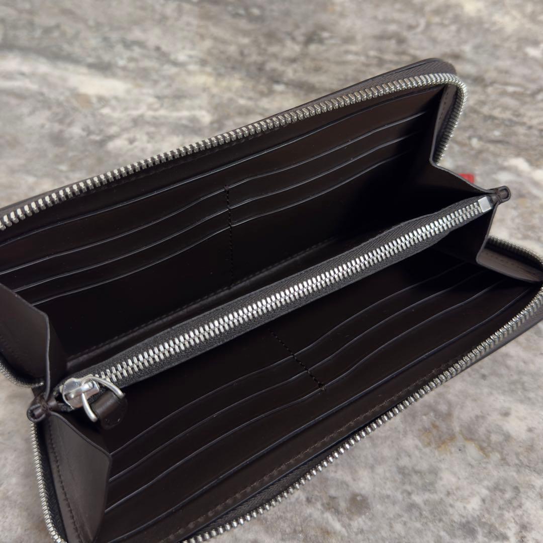 新品 定価22.4万円 ベルルッティ イタウバ スクリットレザー長財布 オレンジ