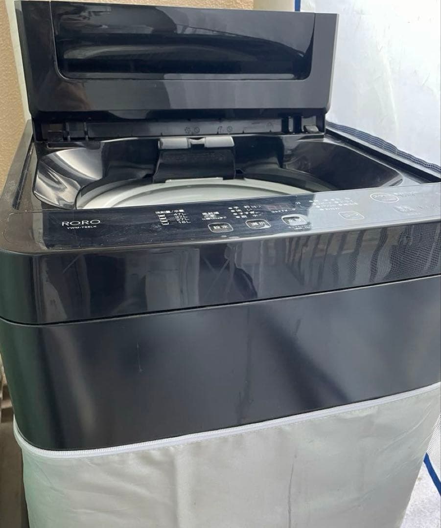 年内限定 全自動洗濯機 洗濯5.5kg RORO YWMT-55LK 一人暮らし