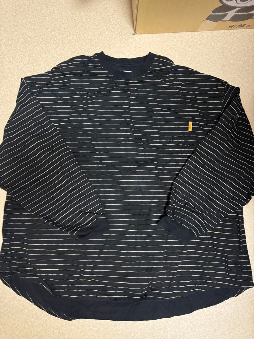 SEE SEE L/S TEE COLLECTION ブラックイエロー　L