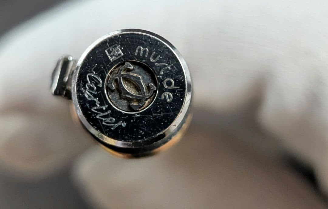 カルティエ　トリニティ　万年筆　ペン先K18