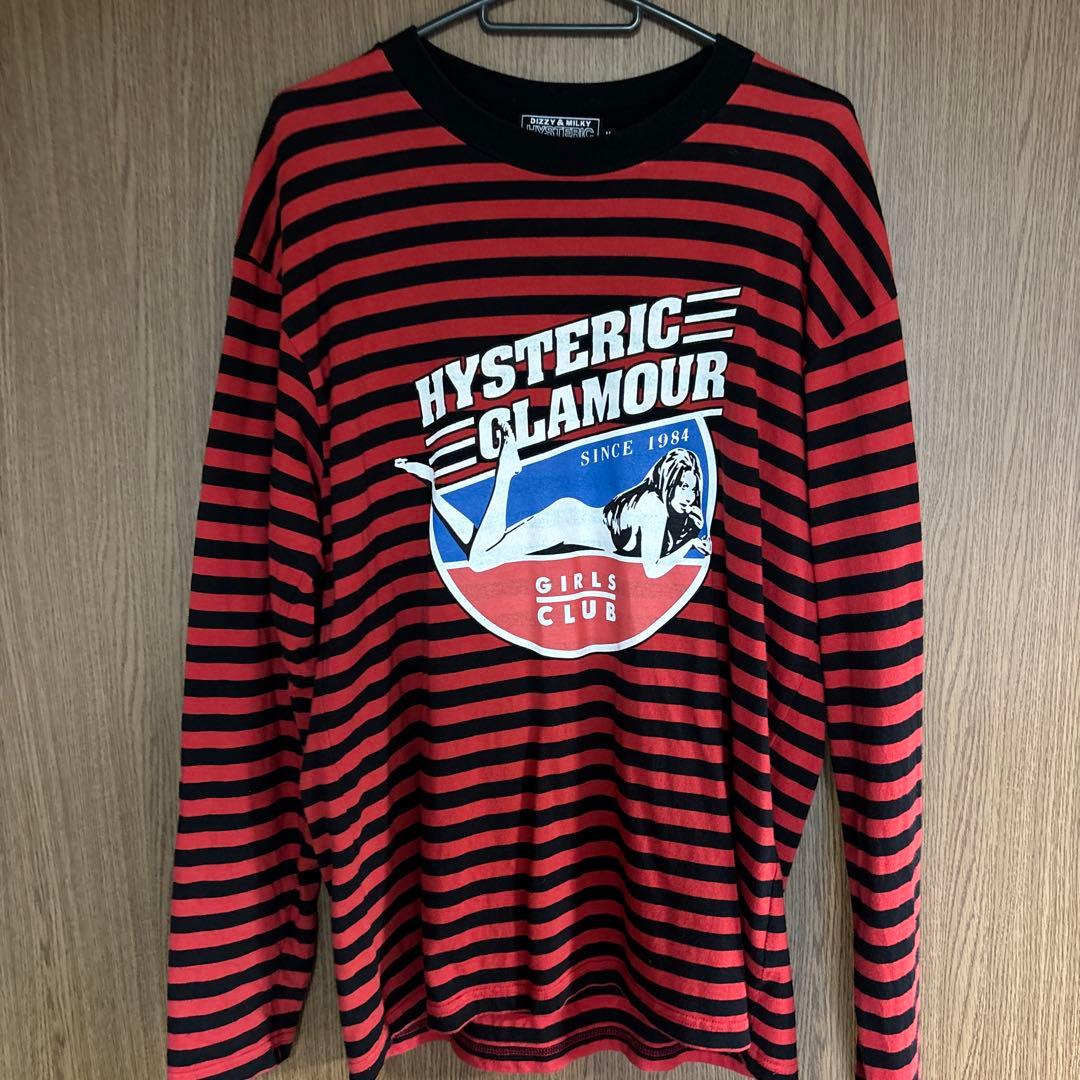 HYSTERIC GLAMOUR ボーダーロンT