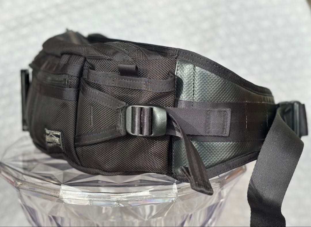 PORTER HEAT ウエストバッグ クロスバッグ 黒 吉田カバン