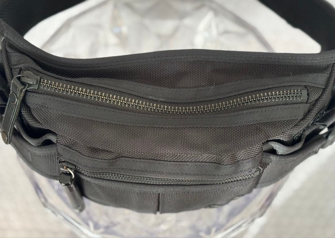 PORTER HEAT ウエストバッグ クロスバッグ 黒 吉田カバン