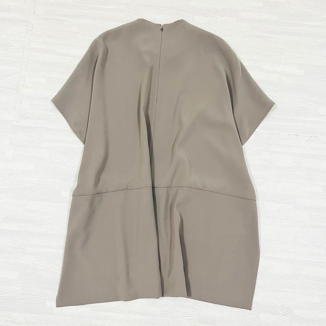 美品✨エンフォルド　現行　スクエア型プルオーバー　コショウイロ　38　タイ