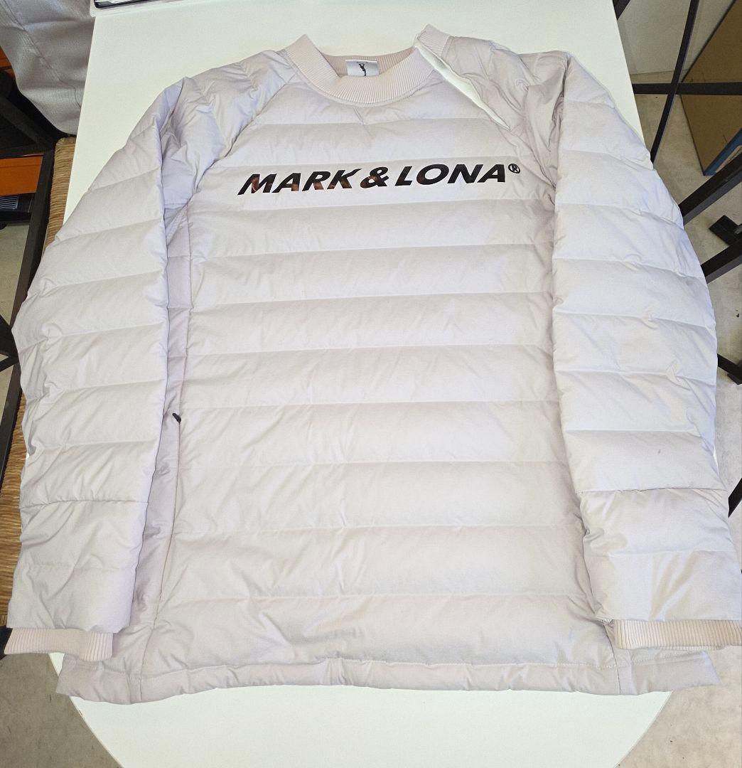 MARK & LONA ダウンジャケットホワイトに近いライトグレー　サイズ50