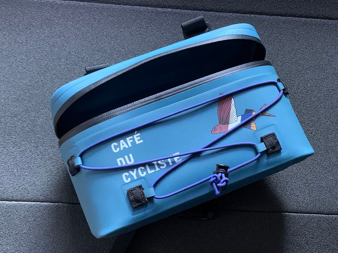 Café du Cycliste ハンドルバーバッグ 車体装着バッグ 青