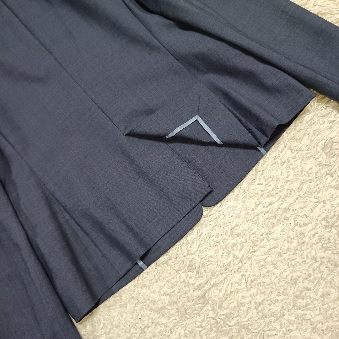 【美品】グリーンレーベルリラクシング カチリラ ノーラペル パンツスーツ 38