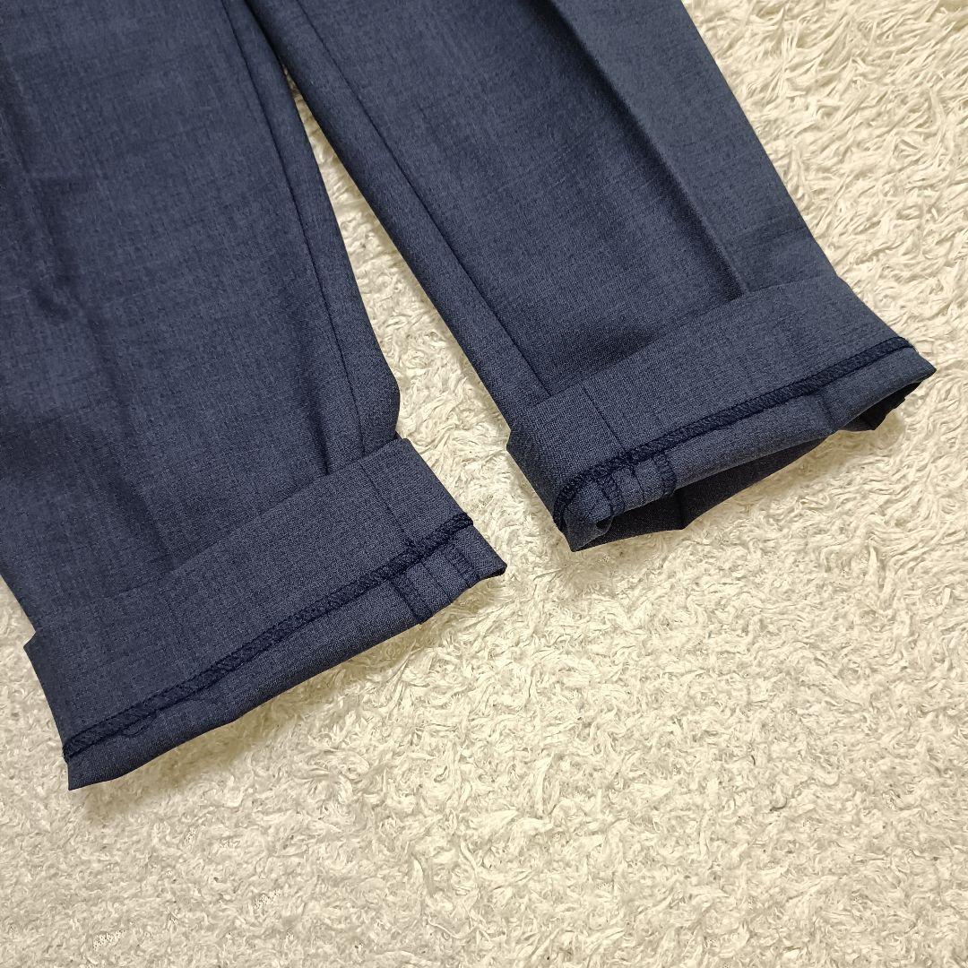 【美品】グリーンレーベルリラクシング カチリラ ノーラペル パンツスーツ 38