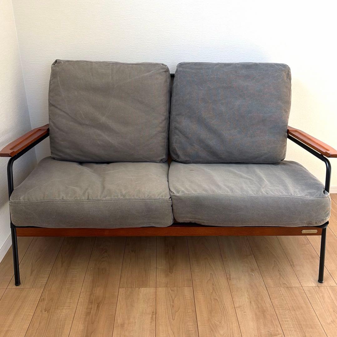 niko and... ニコアンド 2人掛けソファ ファブリックソファ 送料込み