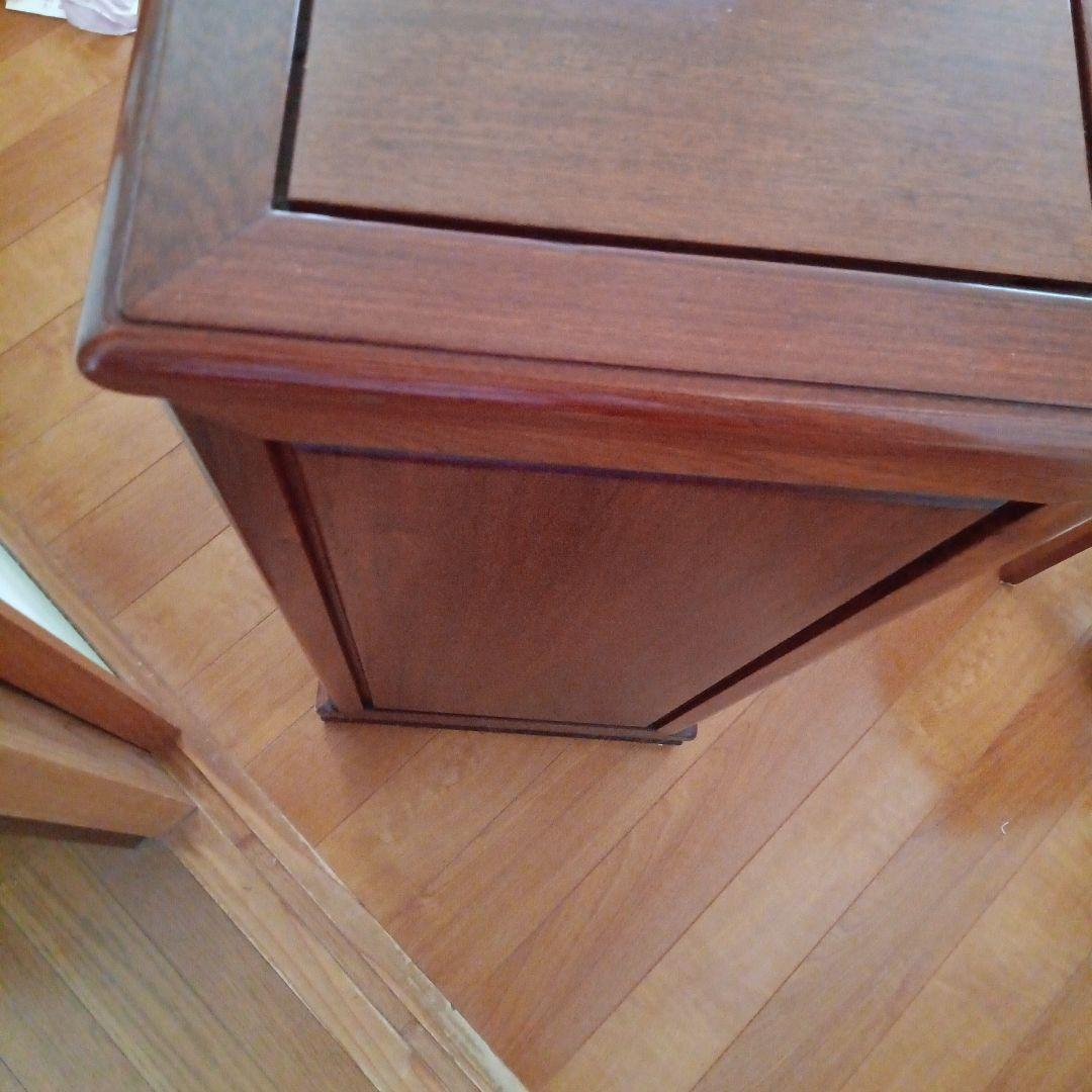 花梨木製キャビネット 6引き出し