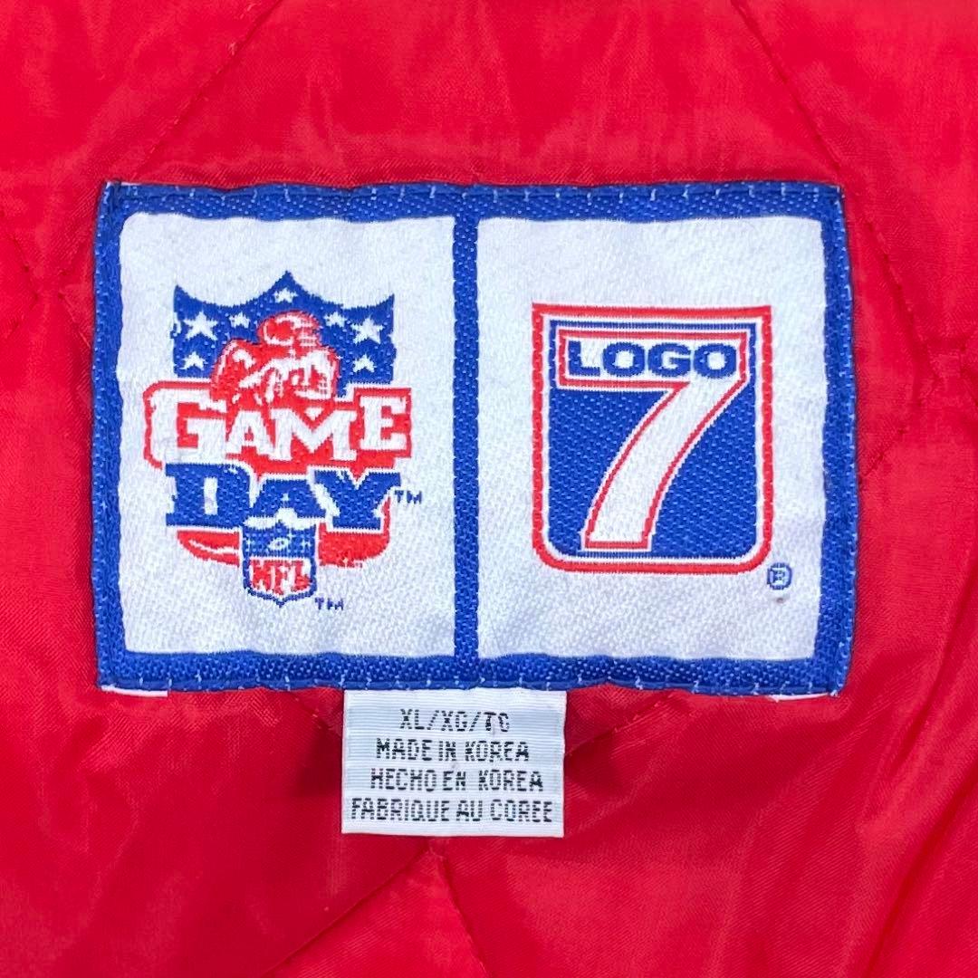 【yasu様】ロゴ7 NFL ペイトリオッツ バックロゴ 中綿 ブルゾンパーカー