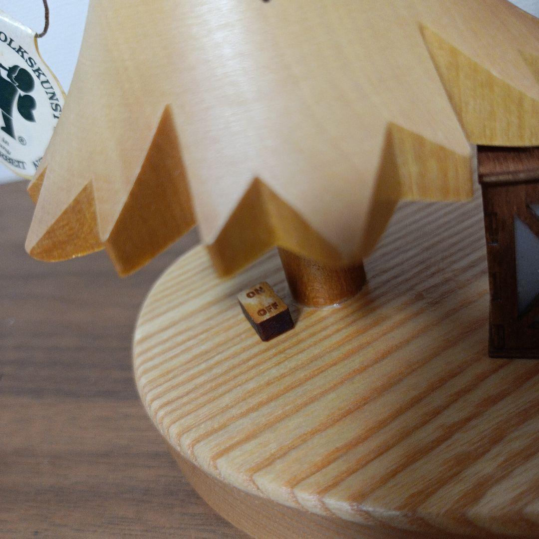 くるみ割り人形〈サンタとツリー〉リヒャルト グレーザー ザイフェン ランプ付置物