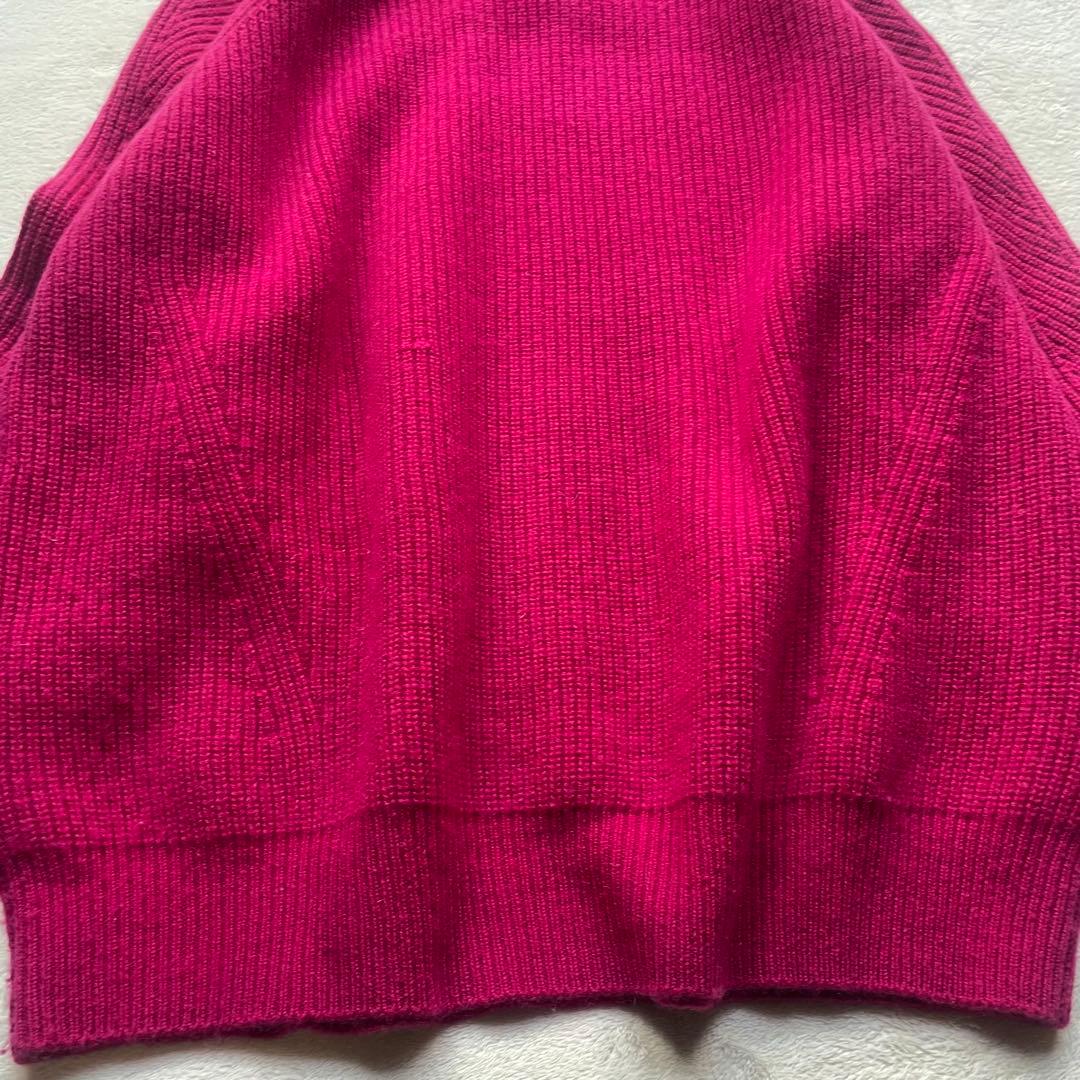 デミリー　クルーネックカシミヤニットプルオーバー　カシミア100%