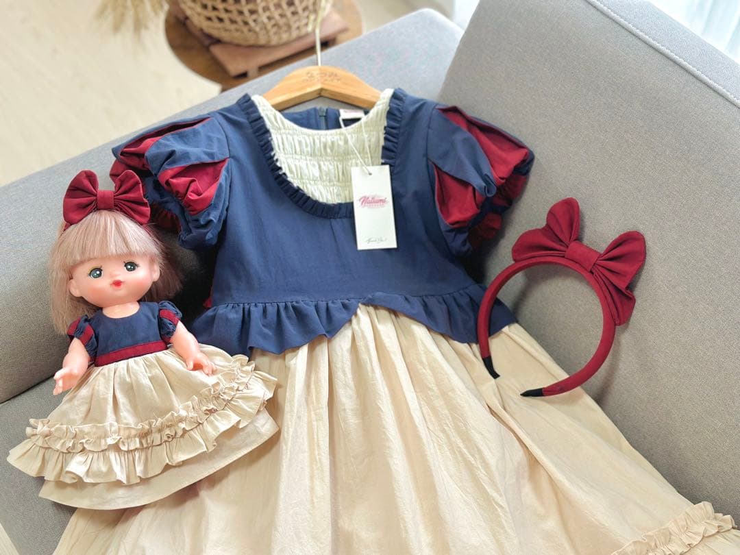 みぃNo.T501白雪姫ワンピースNo.H2503ブラウンチュチュスカート