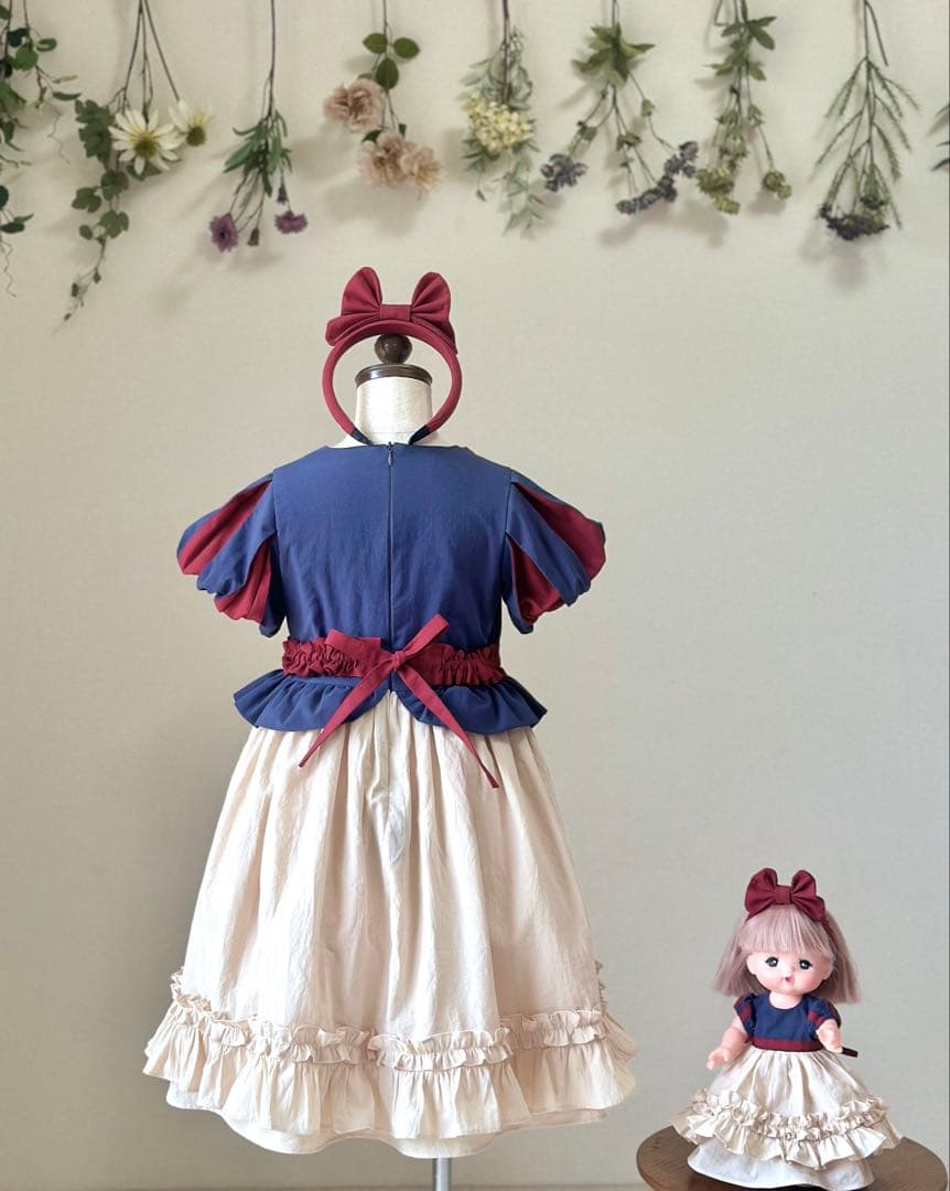 みぃNo.T501白雪姫ワンピースNo.H2503ブラウンチュチュスカート