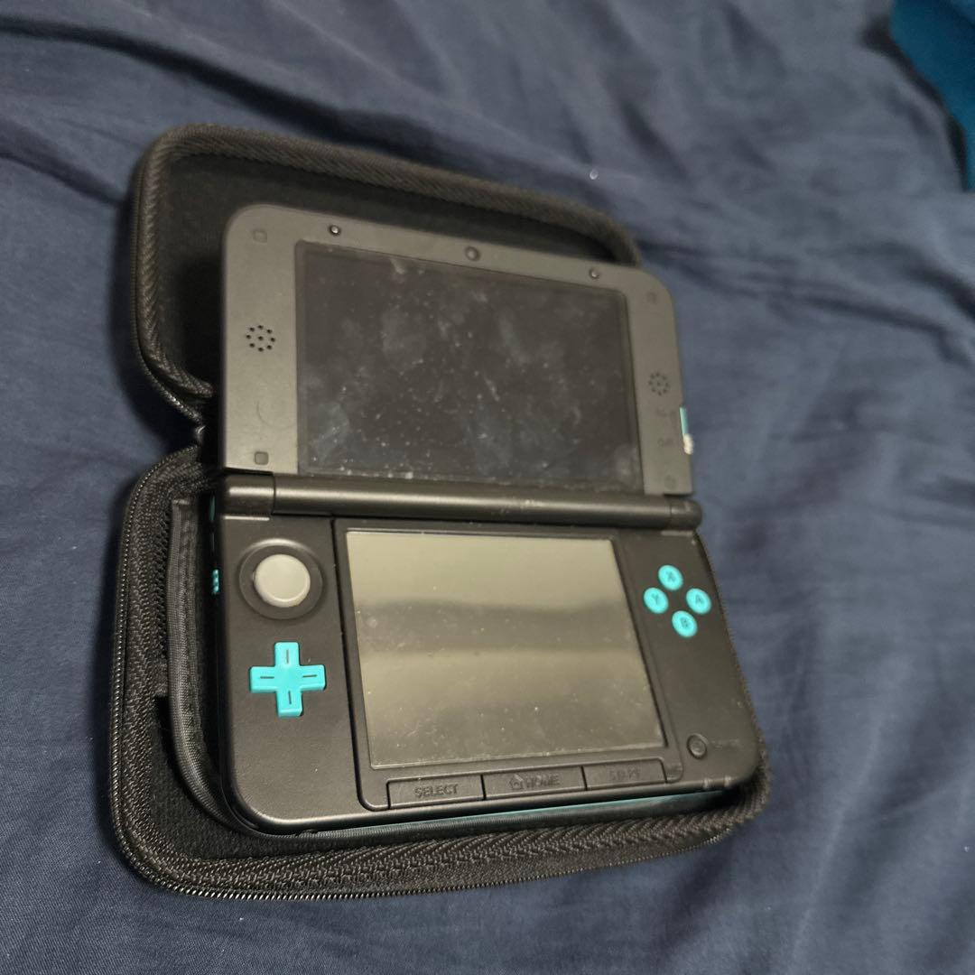 偽トロキャプチャー3DS LL ターコイズ×ブラック