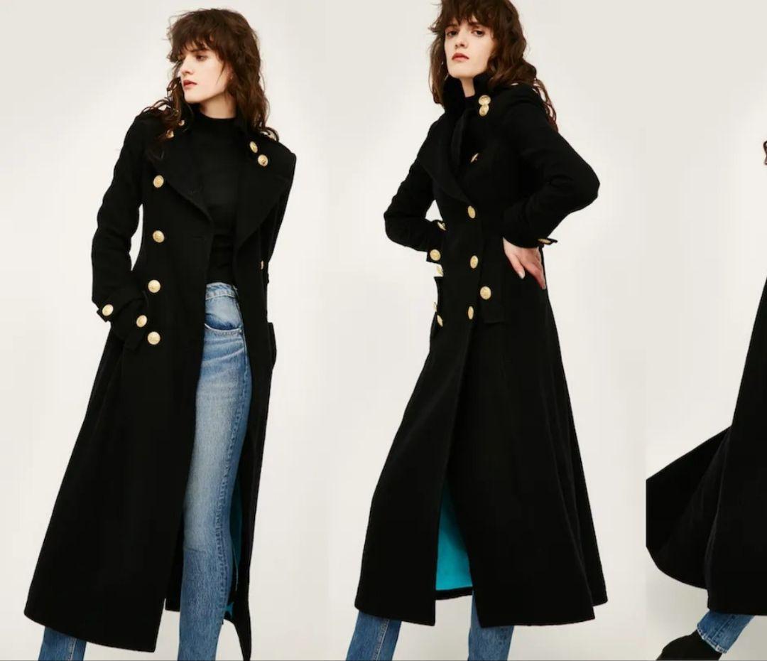 ジーコ738！SLY　ベビドンコート 安室奈美恵着用モデル カシミヤ混