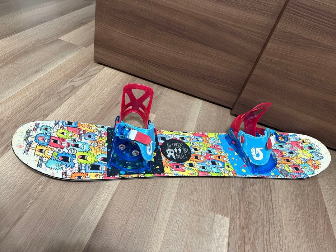 BURTON スノーボードセット 100cm ブーツ19.5cm ジュニア