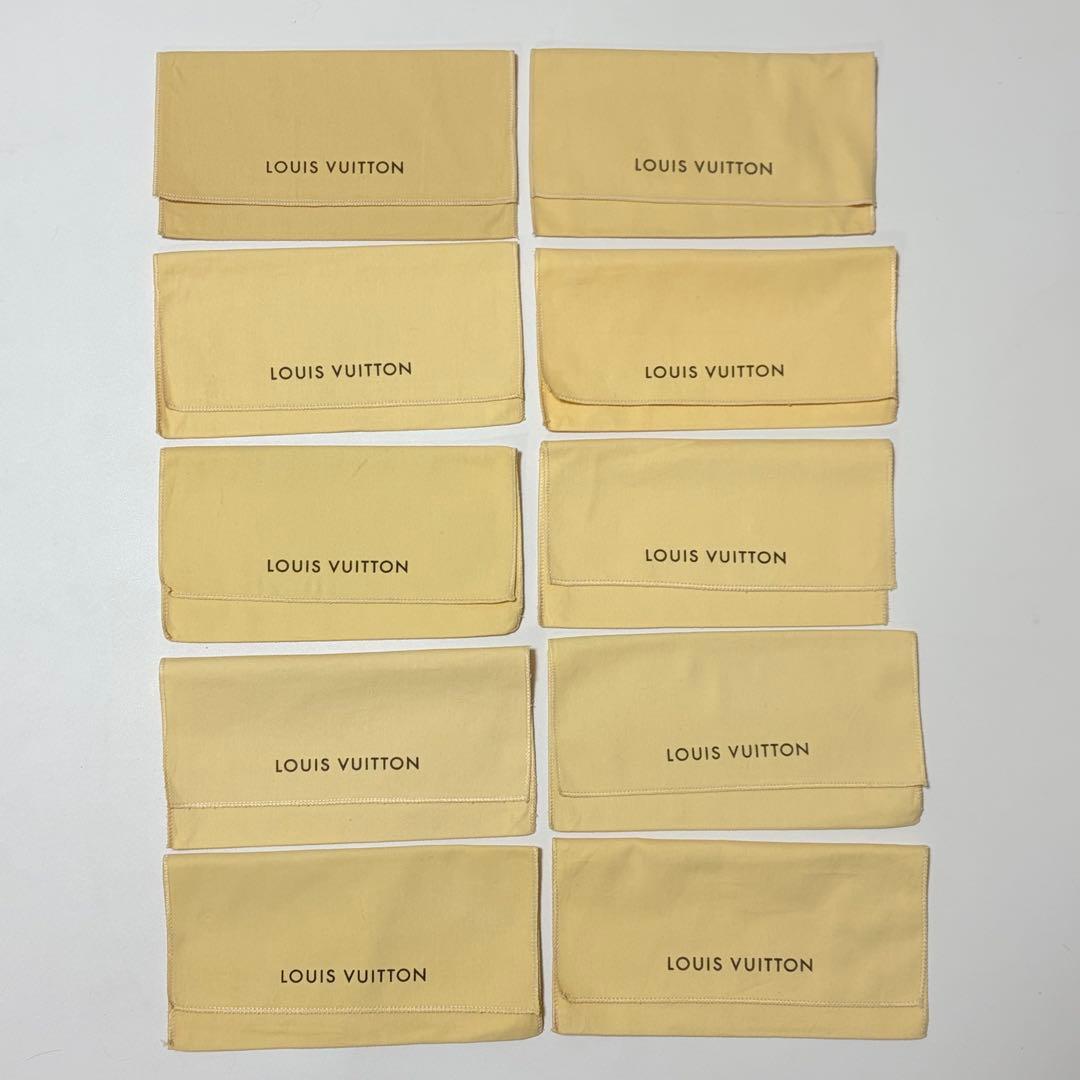 美品　ルイヴィトン　長財布用　保存袋　布袋　20枚　まとめ売り