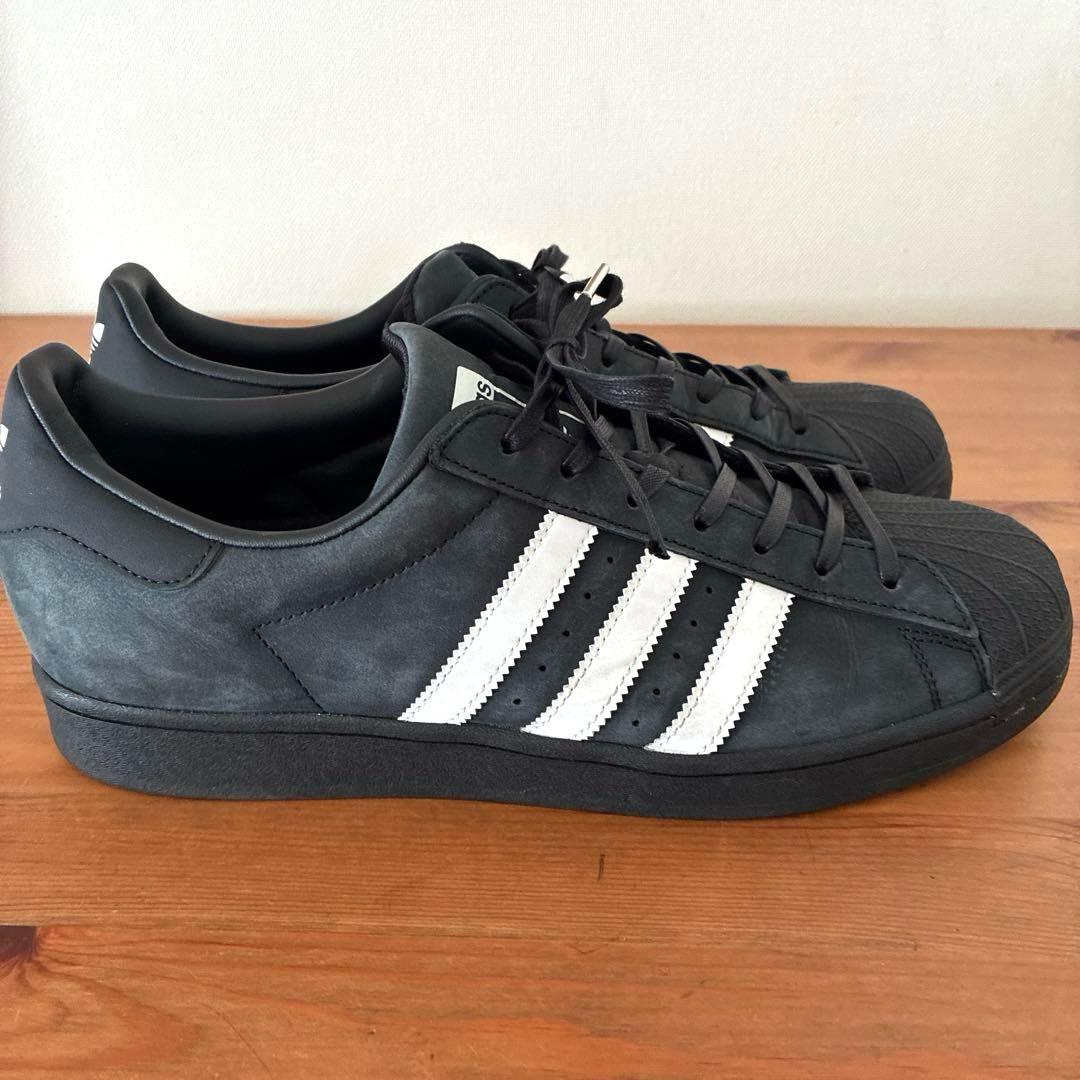 【美品 極上の質感】アディダス スーパースター マットブラックABC限定