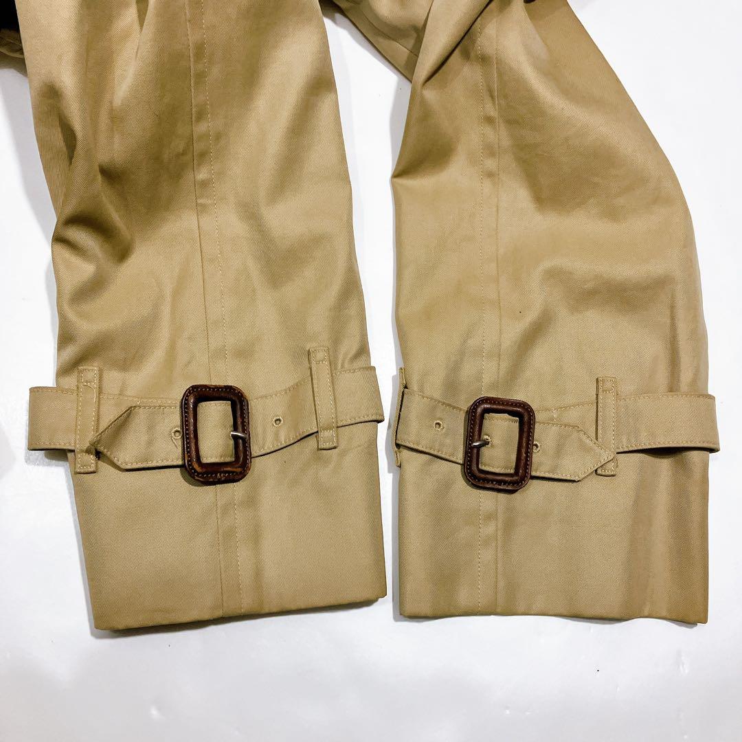 【専用品バーバリーズ　ロングダブルトレンチコート　ハニーベージュ　ノバチェ