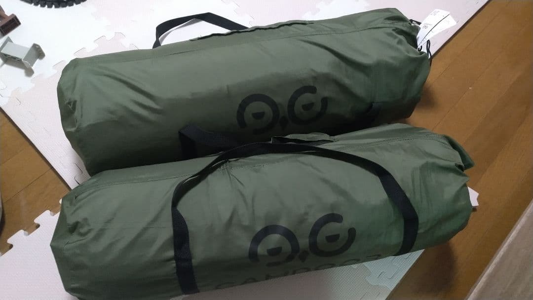 CAMDOOR インフレータマット 10cm グリーン　2個セット