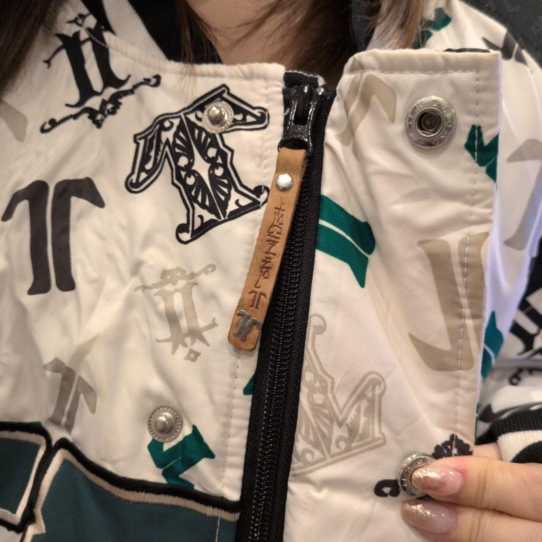 【美品】TECHNINE 総柄プリントスノーボードジャケット 大きいサイズメンズ