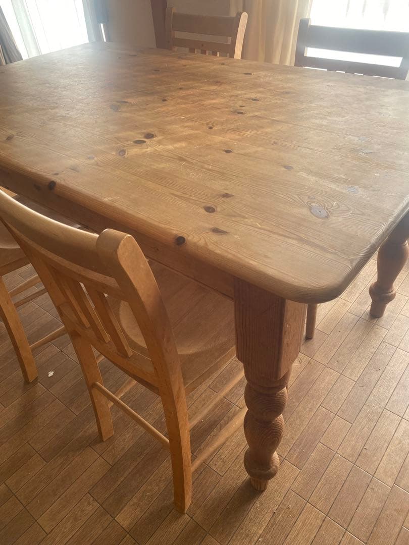 THE PENNY WISE/ペニーワイズ パイン無垢材ダイニングテーブル 英国