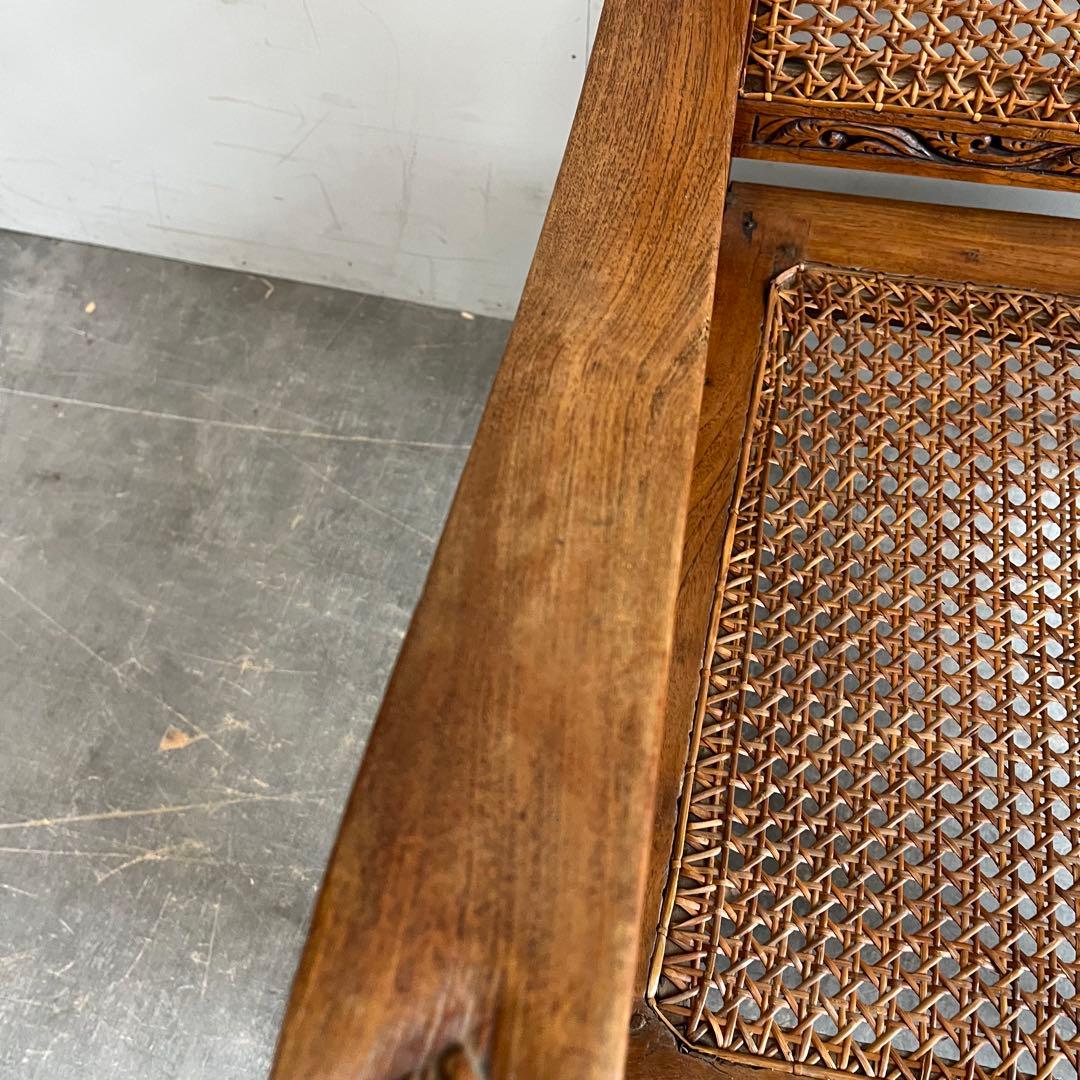 アンティーク チェア ラタン シート z439