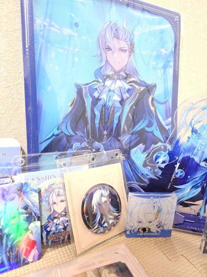 原神 ヌヴィレット ぬいぐるみ 缶バッジ ヌヴィレット大量コレクションセット☆