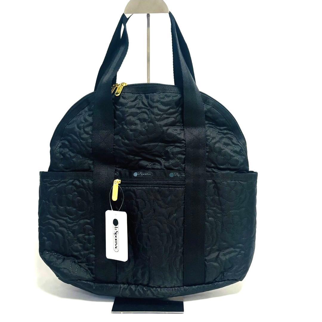 値下げ✨新品タグ付レスポートサック パフィーブロッサムズ 2way リュック 黒