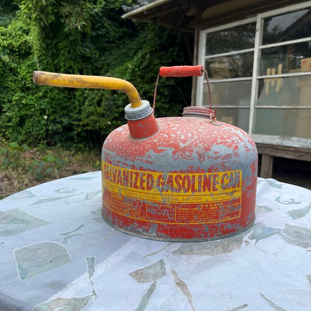 アンティーク　Eagle 2.5ガロンガス缶　亜鉛メッキ