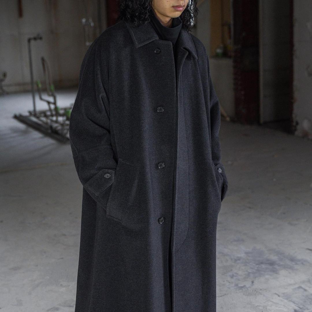 ジャケット・アウター AURALEE CASHMERE WOOL MOSSER BIG COAT 3