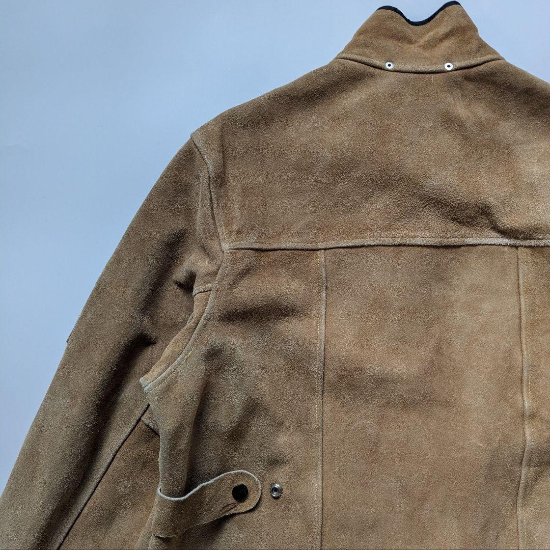 90s 00s ヴィンテージ 溶接工 ウェルダー スウェード ジャケット ワーク