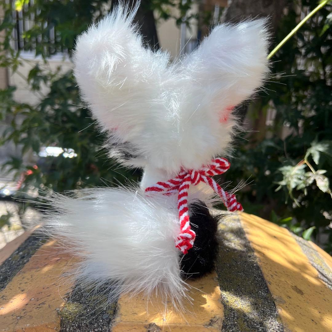 身代わり毛玉幻獣 張り子犬 銀鈴