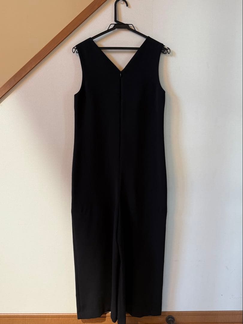 theory Classic Crepe V NK Flare ジャンプスーツ