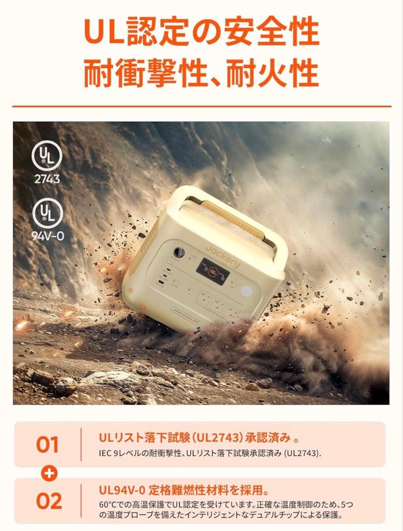 Jackery 1000 1070Wh ポータブル電源100W ソーラー、バッグ