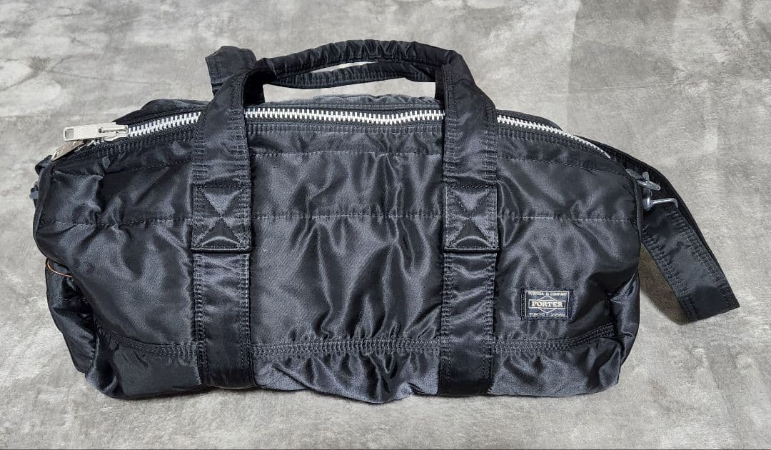 PORTER ボストンバッグ タンカー 2way ドラムバッグ ブラック