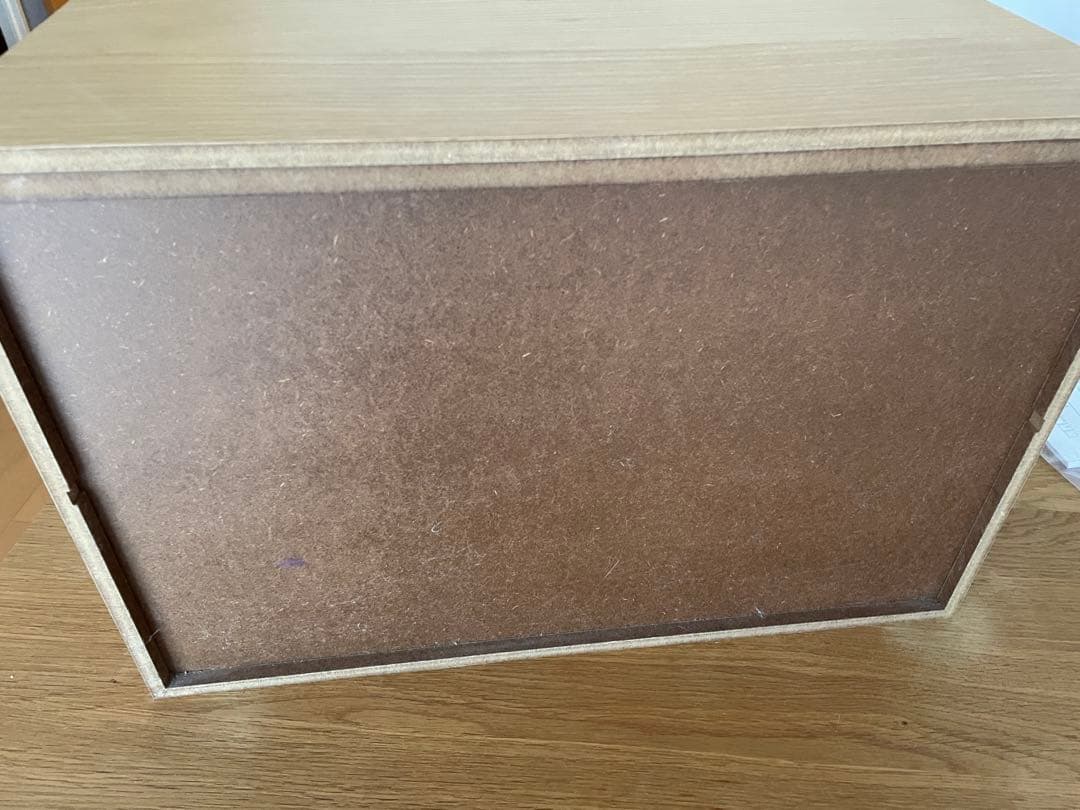 無印良品　木製収納ケース　引出し式　2段　ワイド　ナチュラル　オーク材③