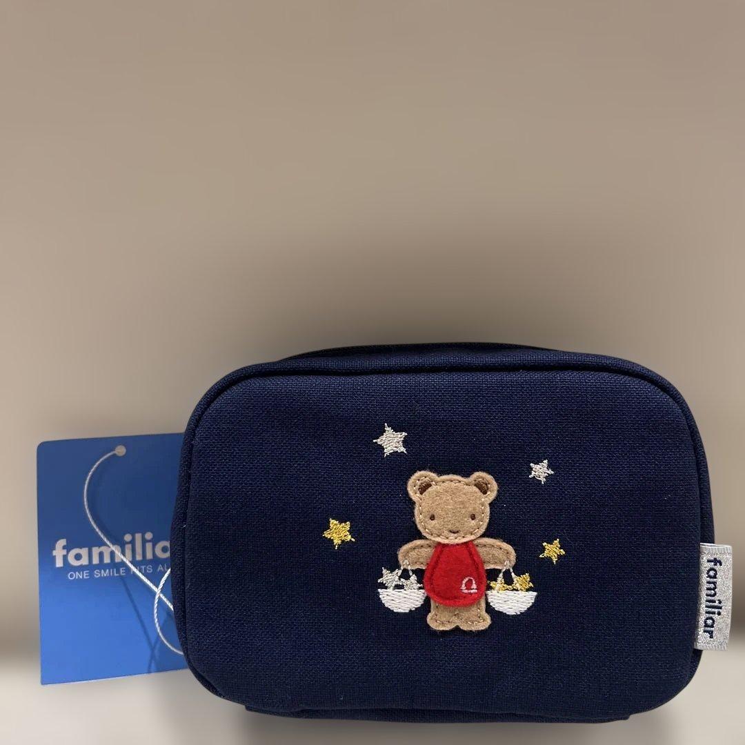 【新品未使用】ファミリア星座　ポーチ　てんびん座　familiarの可愛い紙袋付