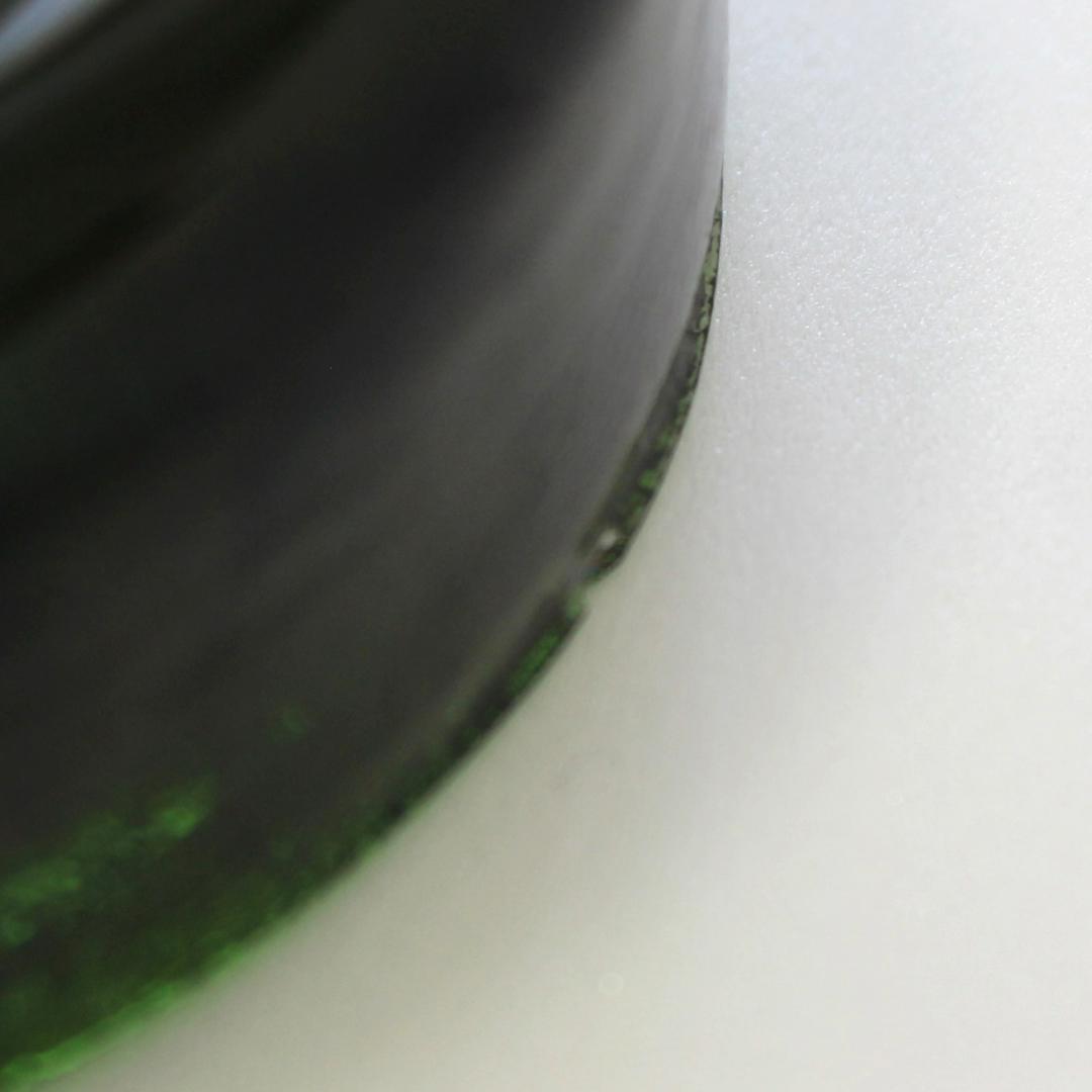 【人気作】エリックホグラン　灰皿/ガラスオブジェ　グリーン　牛　北欧ヴィンテージ